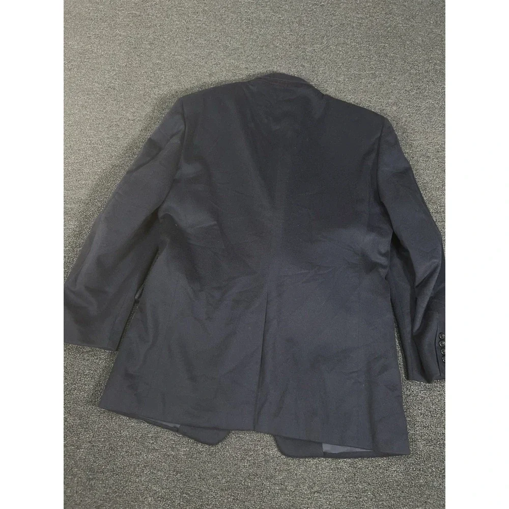 Hickey Freeman Blazer Jacket Men's 40R Blue Loro Piana 100% Cashmere Modern